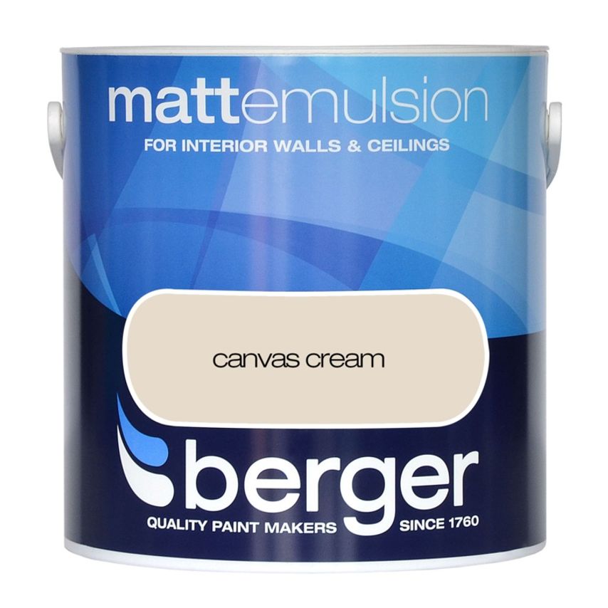 Matt Emulsion 2.5 Liter Canvas Cream