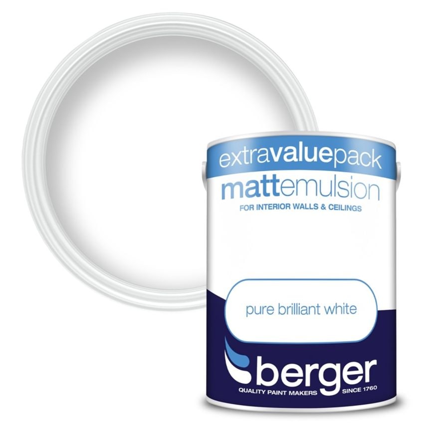 Matt Emulsion 3L Pure Brilliant White