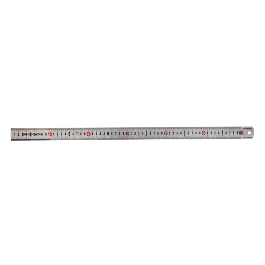Matt Silver Measuring Rule - 600mm