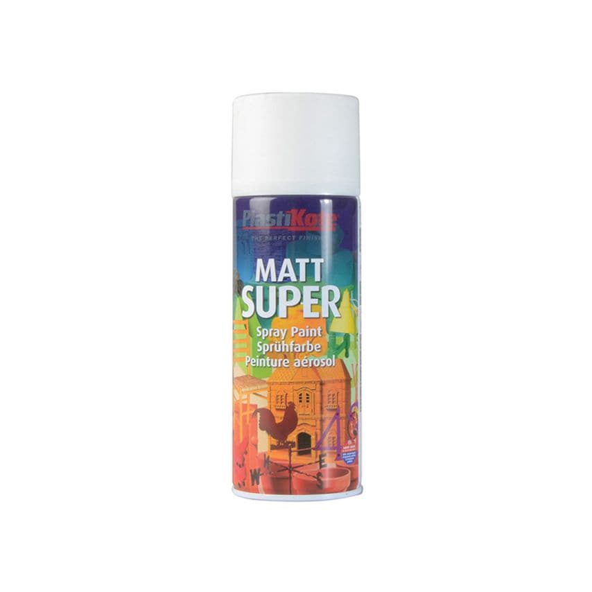 Matt Super Spray White 400ml PKT3100SE