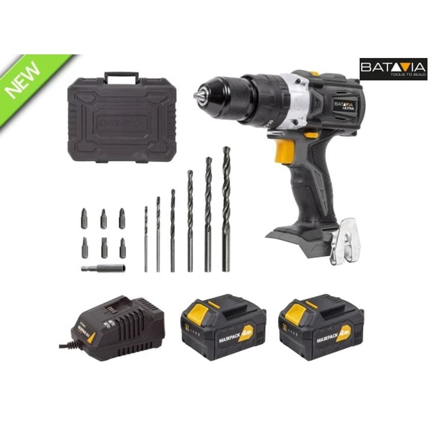 Maxxpack Ultra Brushless Combi Drill 18V 2 x 4.0Ah
