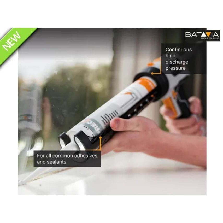 Maxxpush Caulking Gun with LED Light 6V (Aa Batteries)