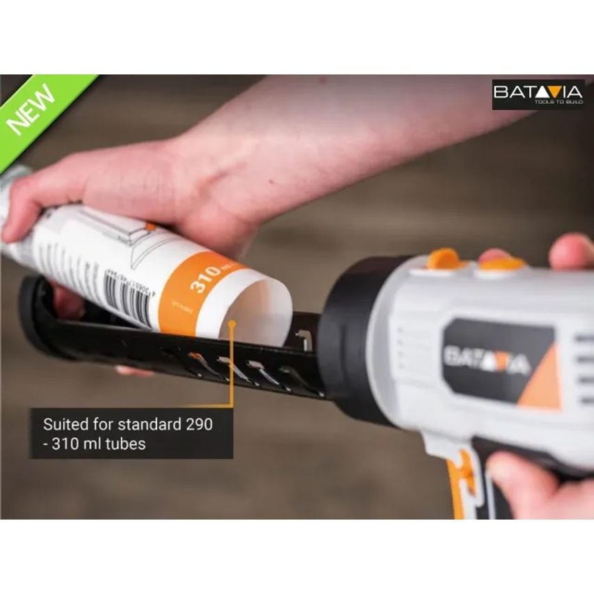 Maxxpush Caulking Gun with LED Light 6V (Aa Batteries)