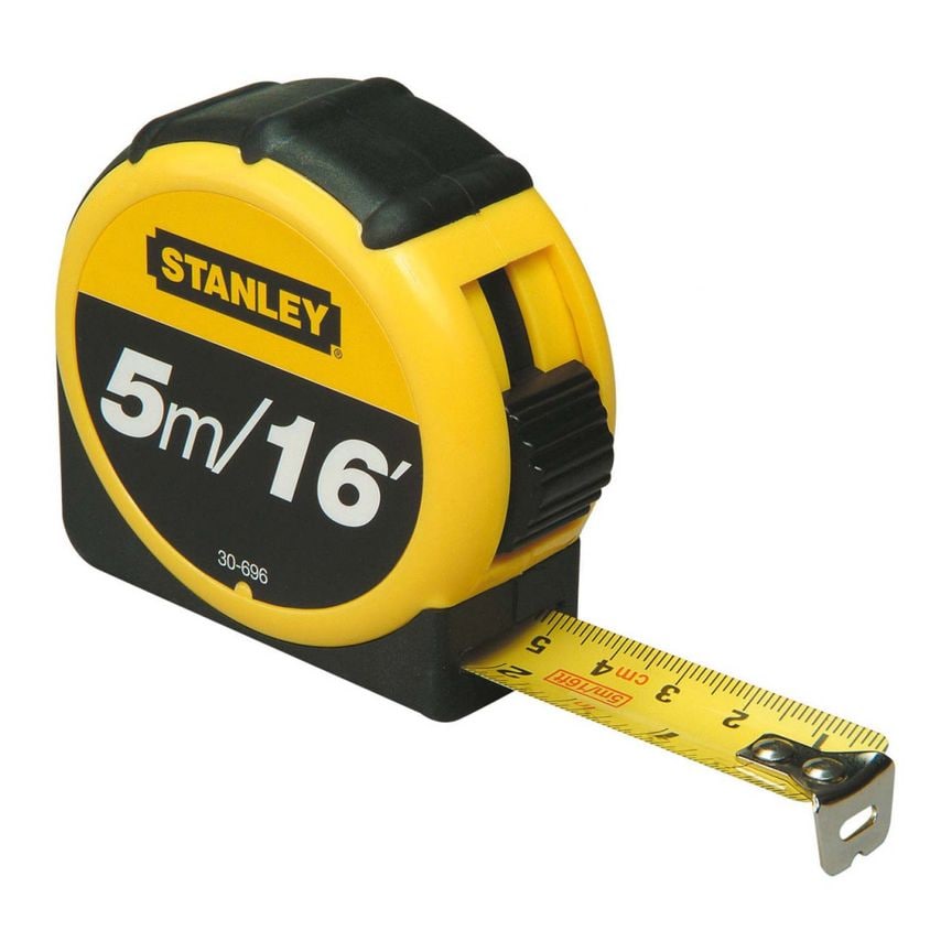 Measuring Metric/Imperial Tape Length 5m (16ft) X Width 19mm
