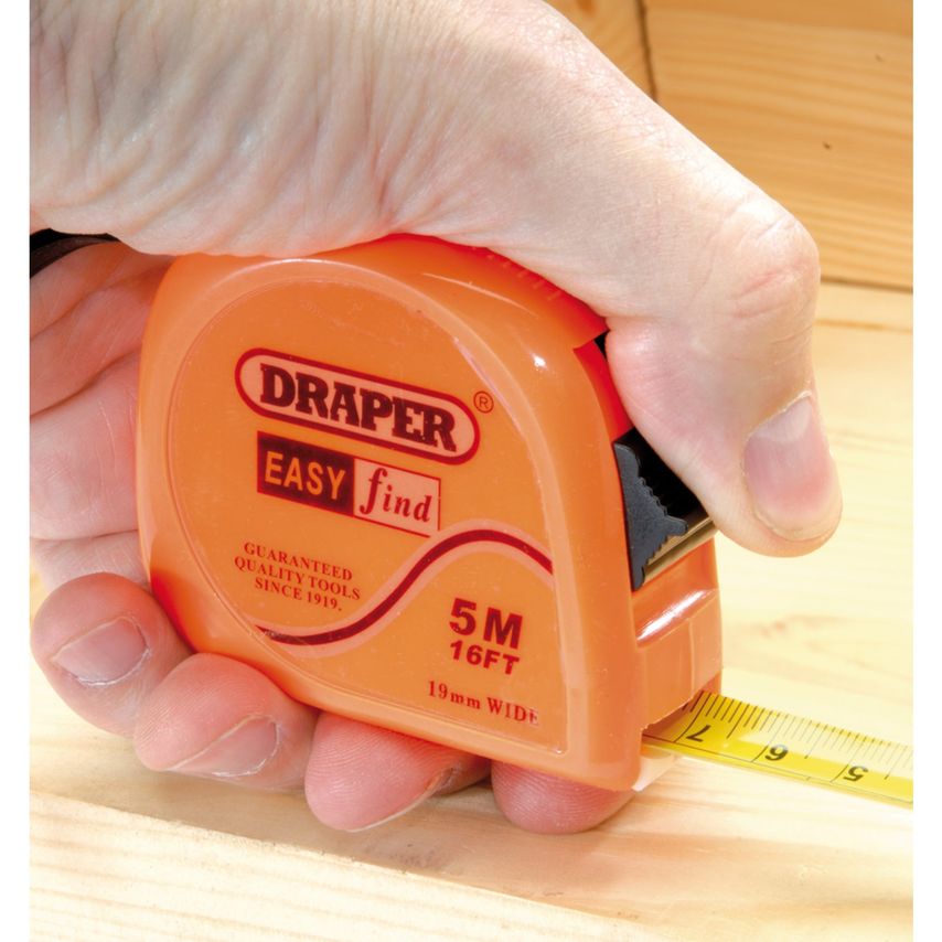 Measuring Tape - 5m/16ft x 19mm Blue