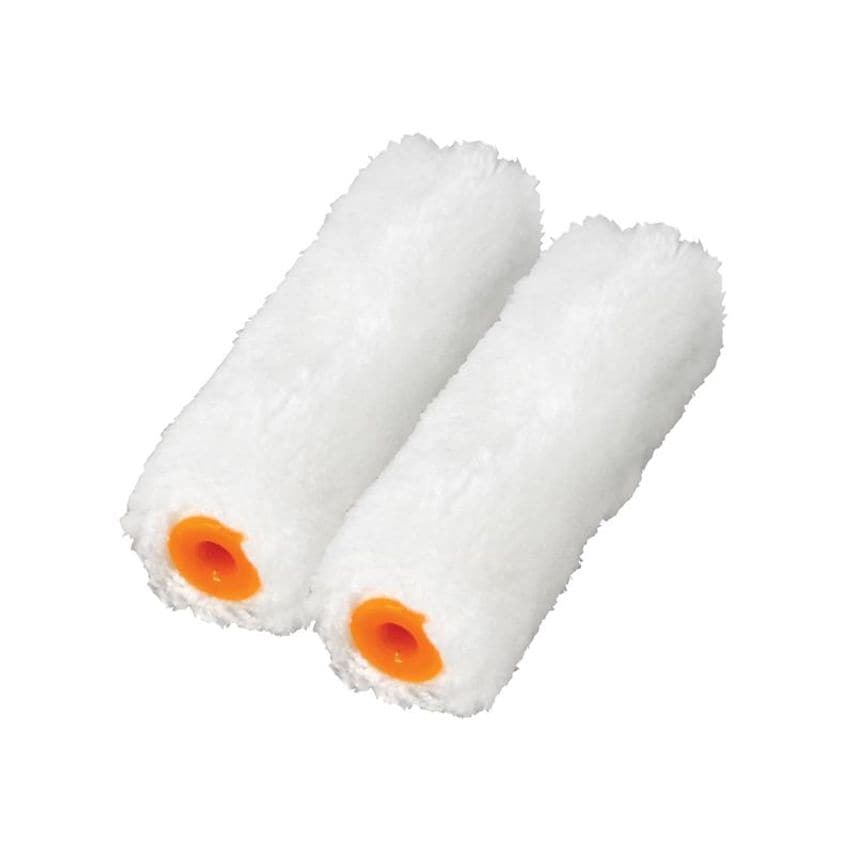 Medium Pile Mini Roller Refills 100mm (4in) Pack of 2 FAIRMINI2M