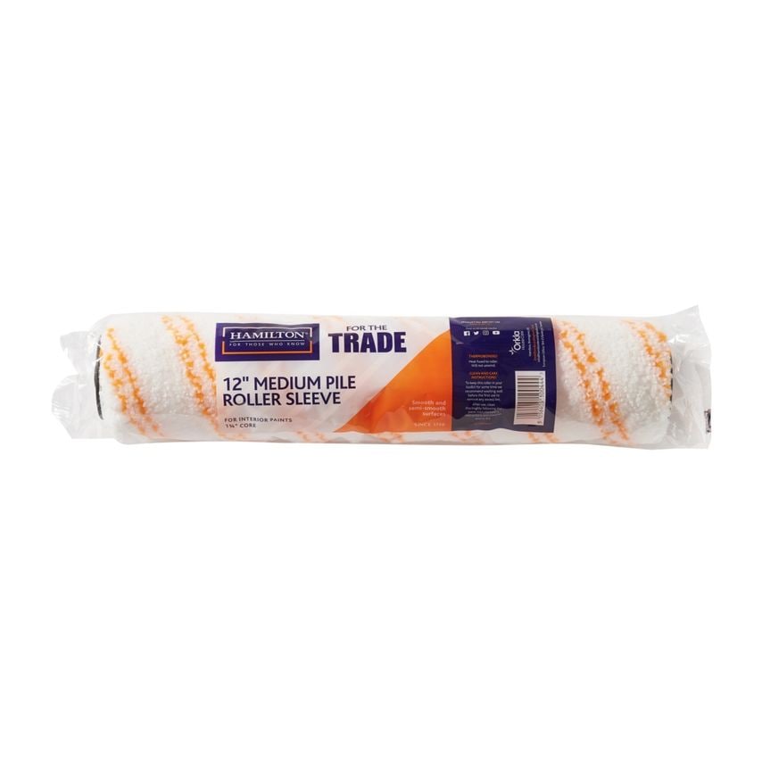 Medium Pile Roller Sleeve 12"
