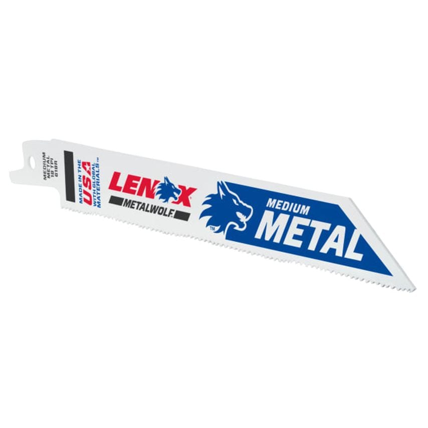 MetalWolf Wave Edge Reciprocating Saw Blade 152 x 19 x 0.9mm 10 TPI Pack 25