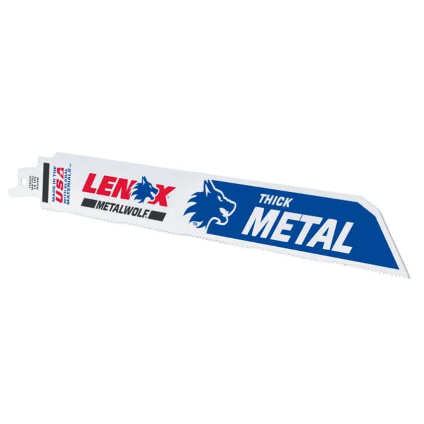MetalWolf Wave Edge Reciprocating Saw Blade - 229 x 25 x 1.1mm 14 TPI (Pack of 5)