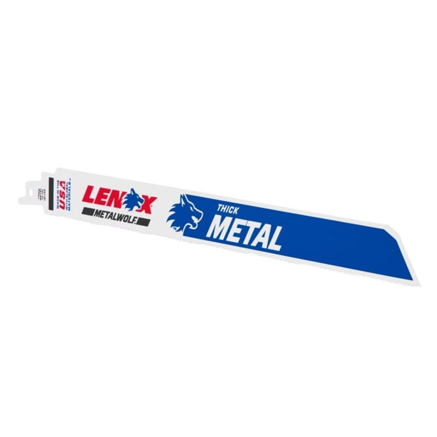 MetalWolf Wave Edge Reciprocating Saw Blade - 305 x 25 x 1.07mm 14 TPI (Pack of 5)