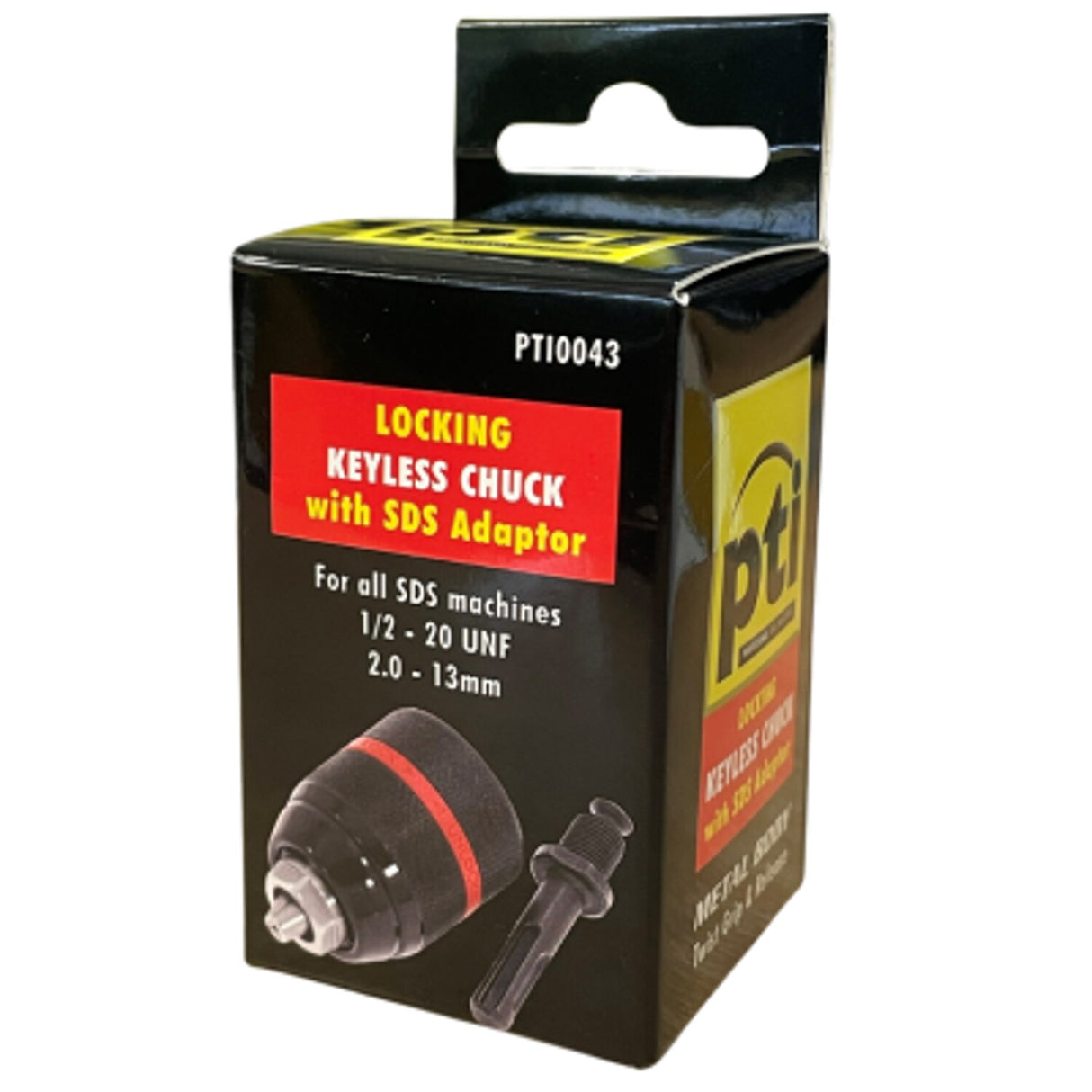 Metal Body 1/2in Keyless Chuck with SDS Adapter