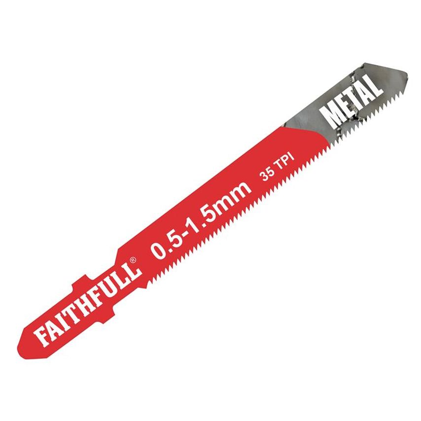 Metal Cutting Jigsaw Blades Pack of 5 T118G FAIJBT118G