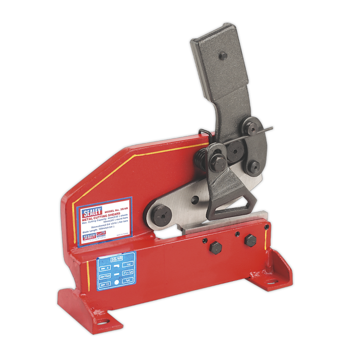 Metal Cutting Shears 4mm Capacity 10mm Round