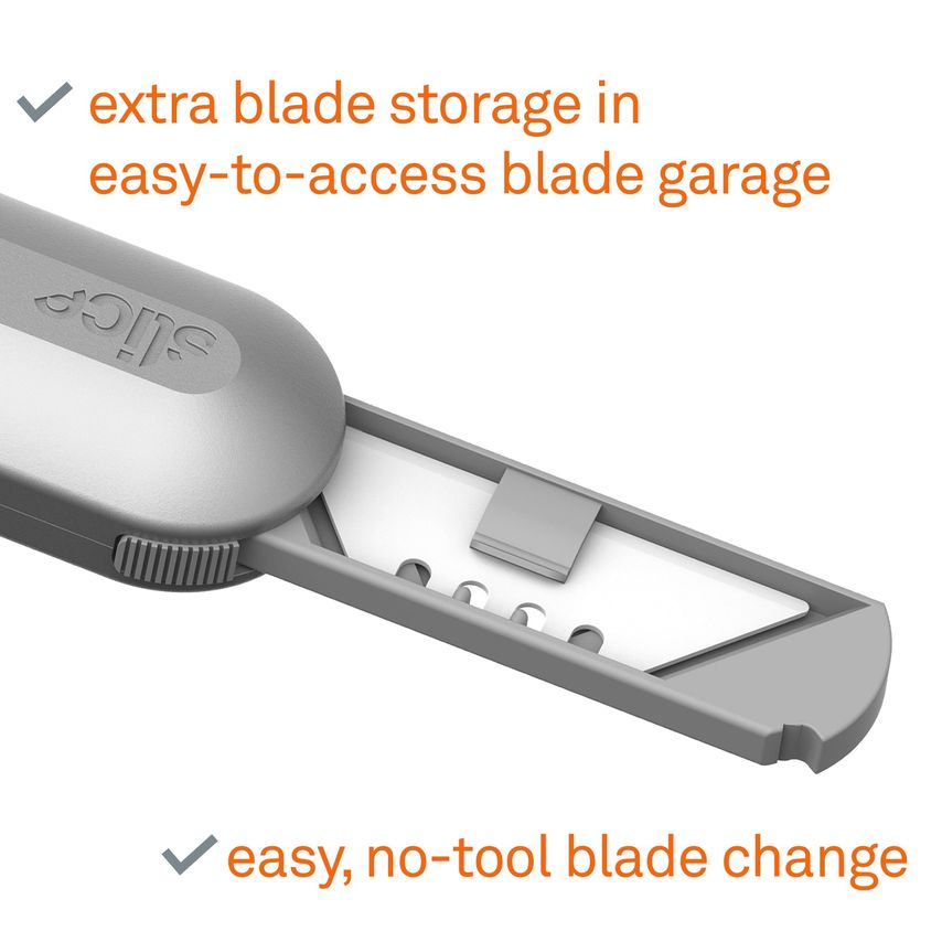 Metal Handle Utility Knife Auto-Retractable
