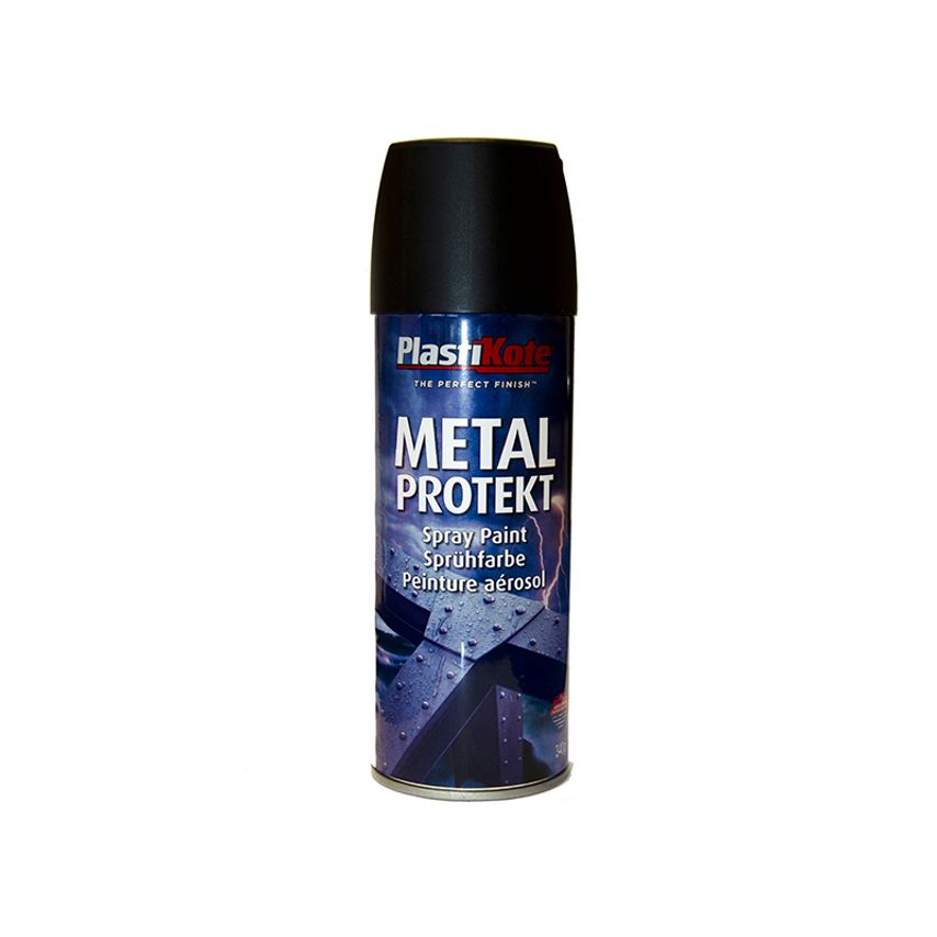 Metal Protekt Spray Matt Black 400ml PKT1284