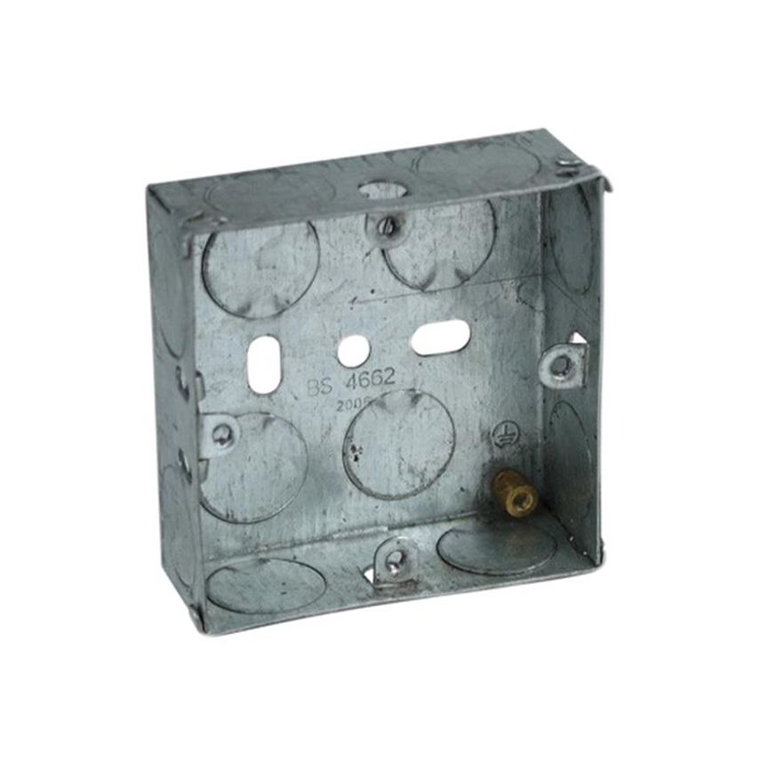 Metal Socket Box 25mm (Pack 10) AXIMB125