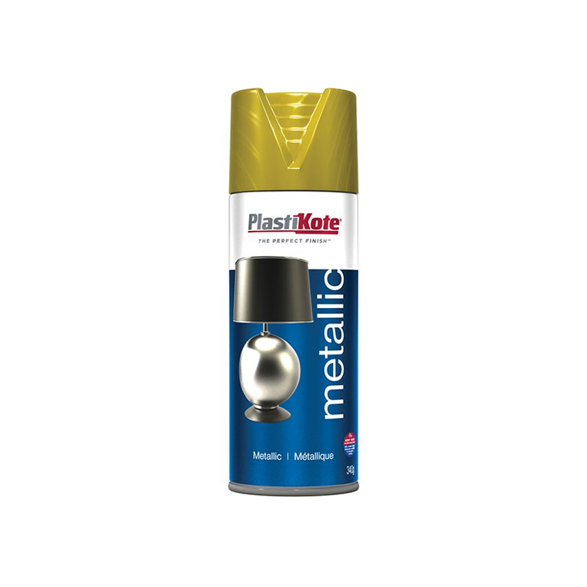Metallic Spray Brass 400ml PKT454