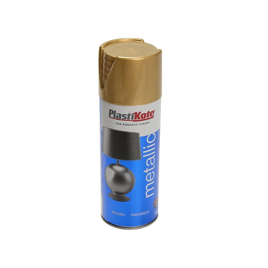 Metallic Spray Brass 400ml PKT454