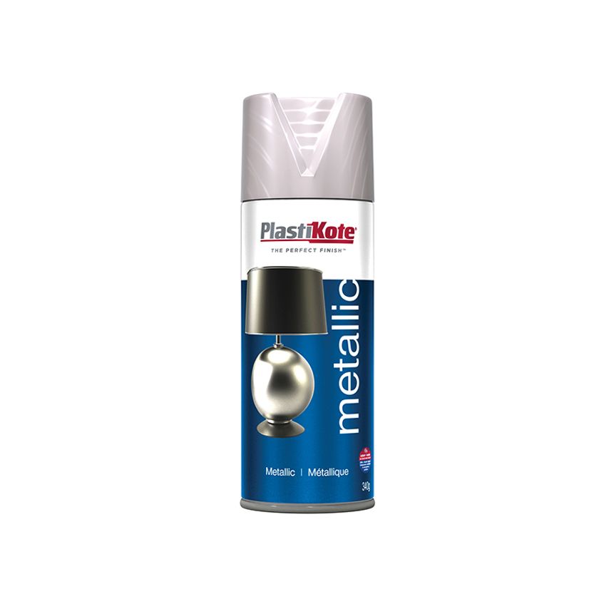 Metallic Spray Brushed Nickel 400ml PKT4402