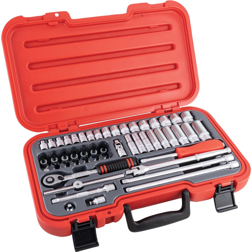 Metric50 Piece 3/8" Square DR Socket Set