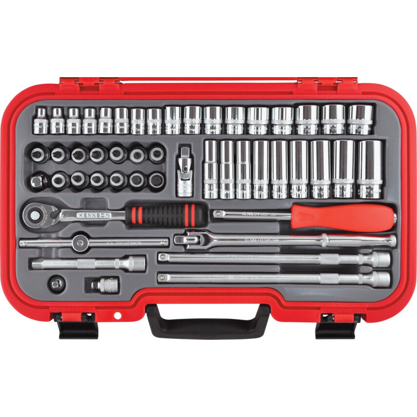 Metric50 Piece Ken-Grip Socket Set 3/8" Square Drive
