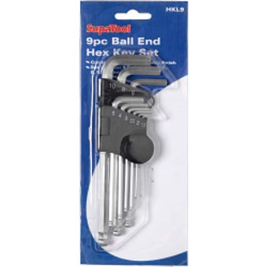 Metric Ball End Hex Key Set 9 Piece