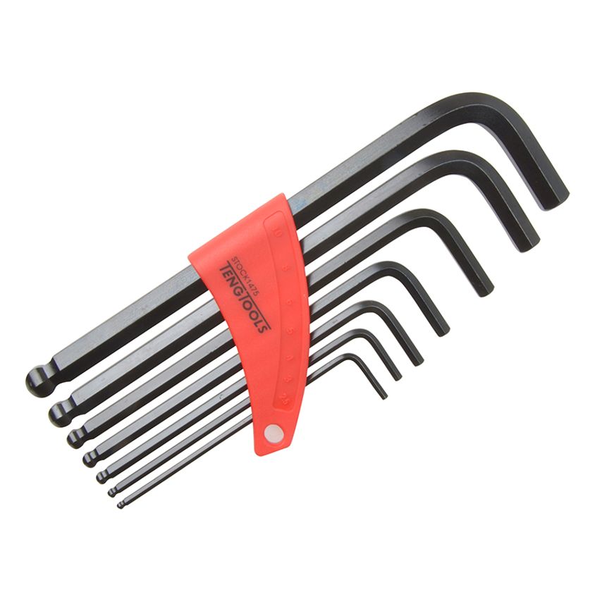 Metric Ball Point Hexagon Key Set, 7 Piece TEN1475