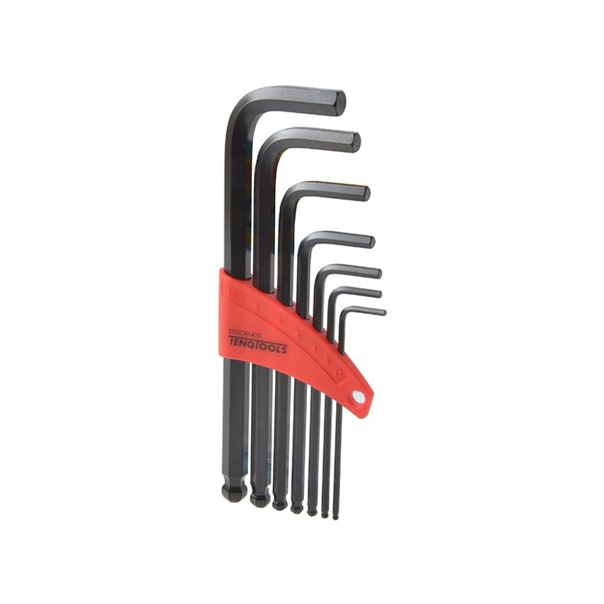 Metric Ball Point Hexagon Key Set, 7 Piece TEN1475