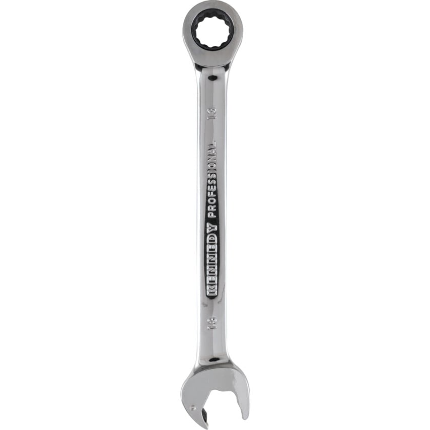 Metric Combination Ratchet Spanner, Fixed Head, 13mm