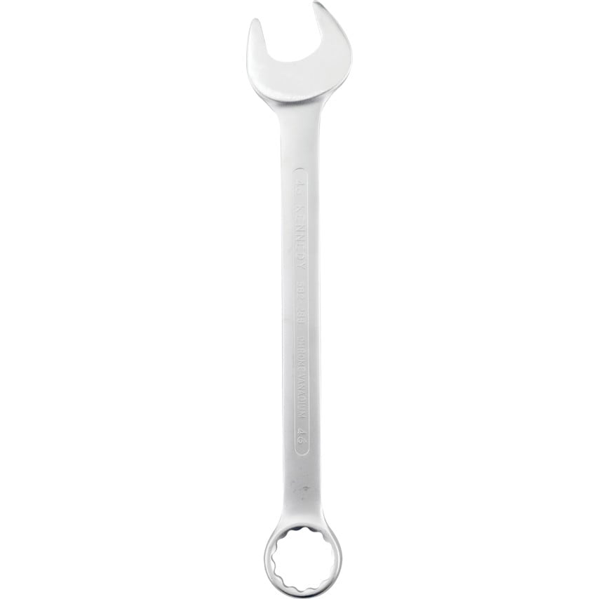 Metric Combination Spanner, Chrome Vanadium Steel, 46mm