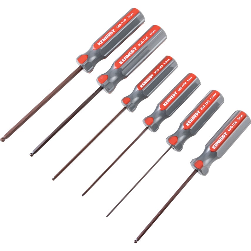 Metric Hexagon Ball Driver Set (6 Piece)