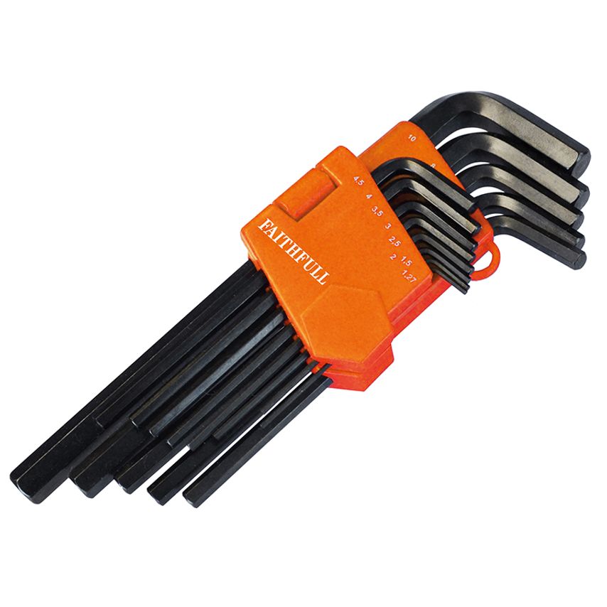 Metric Long Arm Hex Key Set, 13 Piece FAIHKS13ML