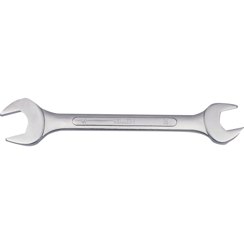 Metric Open Ended Spanner, Double End, Drop Forged Carbon Steel, 36mm x 41mm