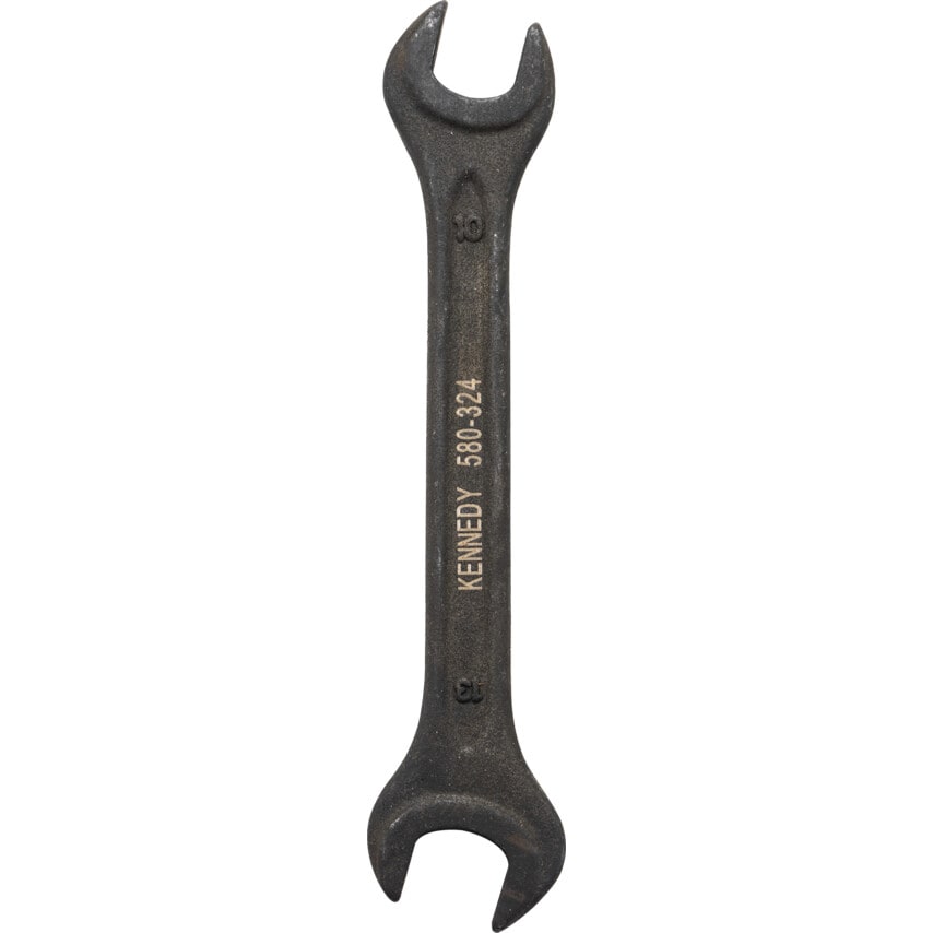 Metric Open Ended Spanner, Double End, Vanadium Steel, 10mm x 13mm
