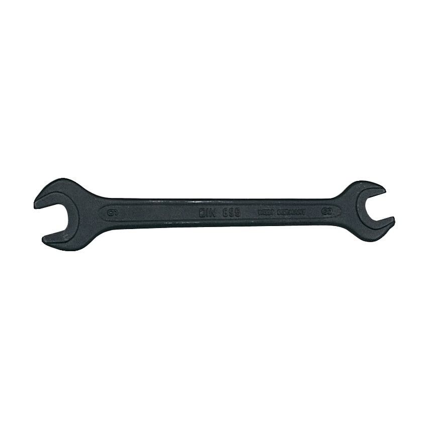 Metric Open Ended Spanner, Double End, Vanadium Steel, 55mm x 60mm