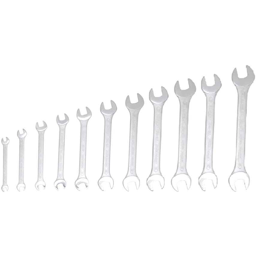 Metric Open Ended Spanner Set, 6 - 32mm, Set of 11