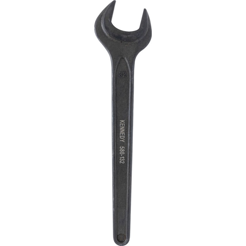 Metric Open Ended Spanner, Single End, Vanadium Steel, 32mm