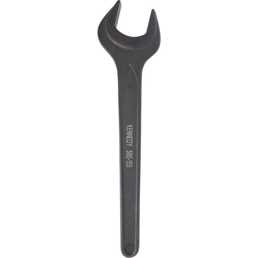 Metric Open Ended Spanner, Single End, Vanadium Steel, 55mm