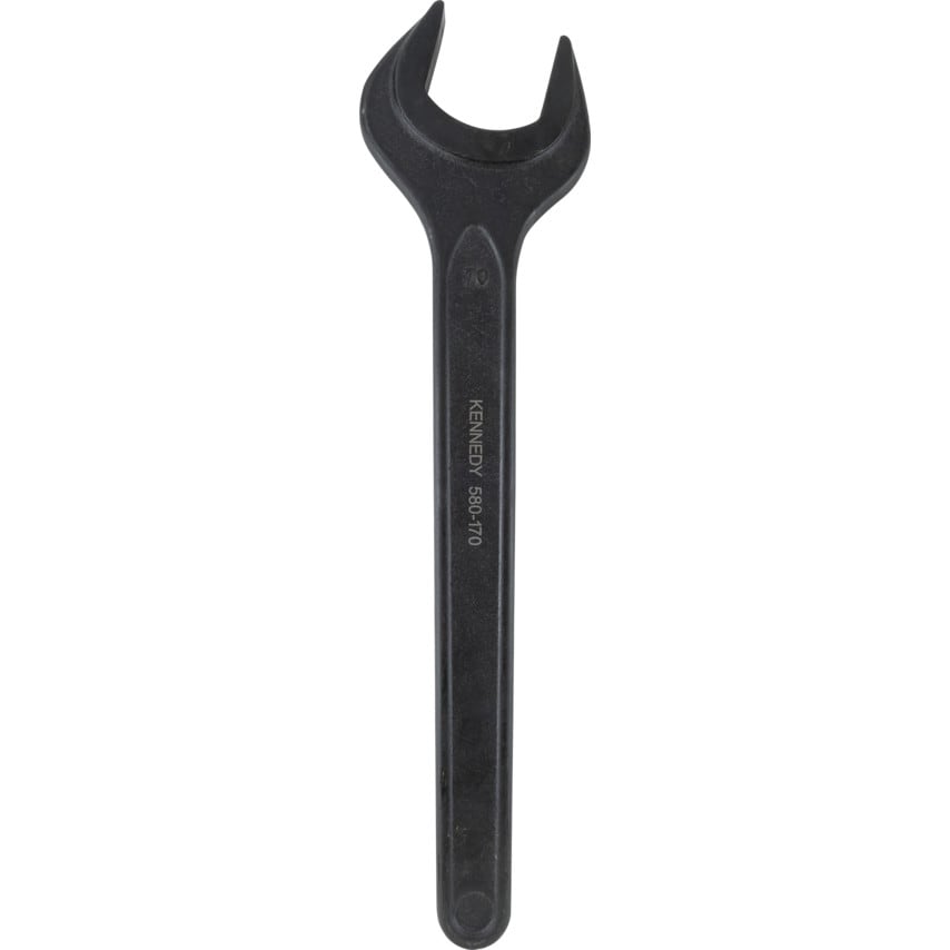 Metric Open Ended Spanner, Single End, Vanadium Steel, 70mm
