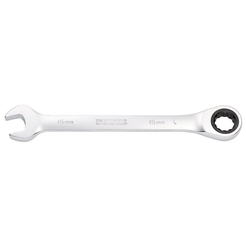 Metric Ratcheting Combination Spanner 15mm
