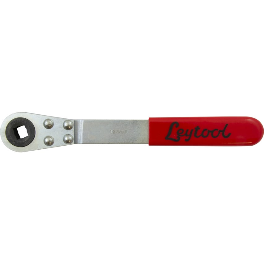 Metric Single End Ring Ratchet Spanner, Carbon Steel, 4 Points, 12mm