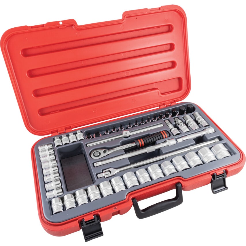 Metric Socket Set50 Piece 1/2" Square Drive