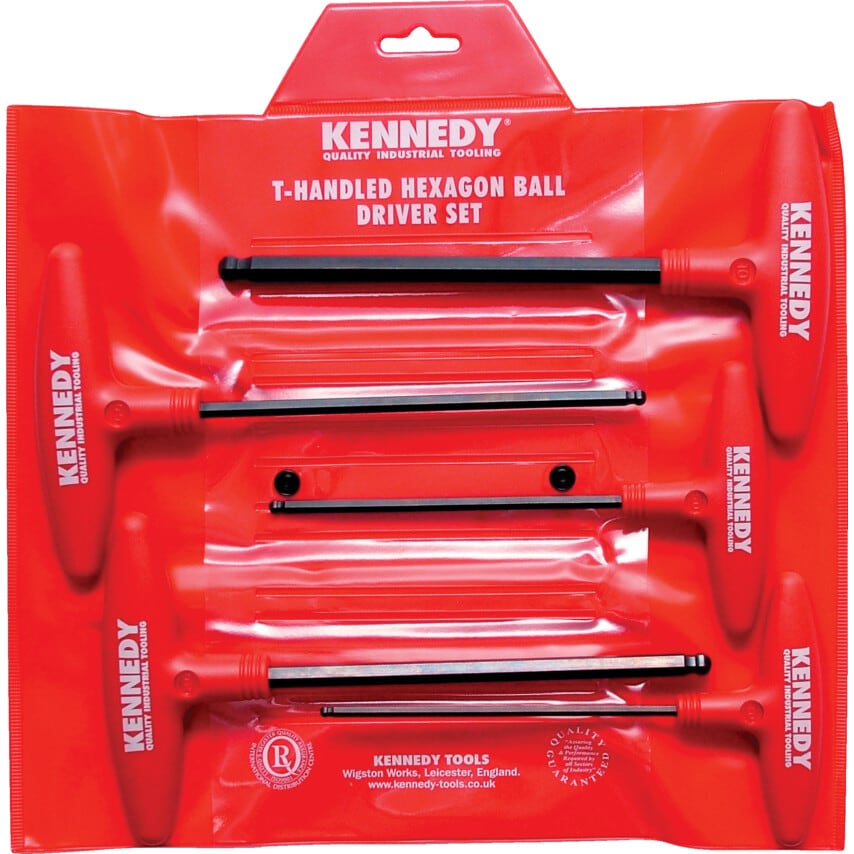 Metric T-Handle Ball Driver Set (5 Piece)