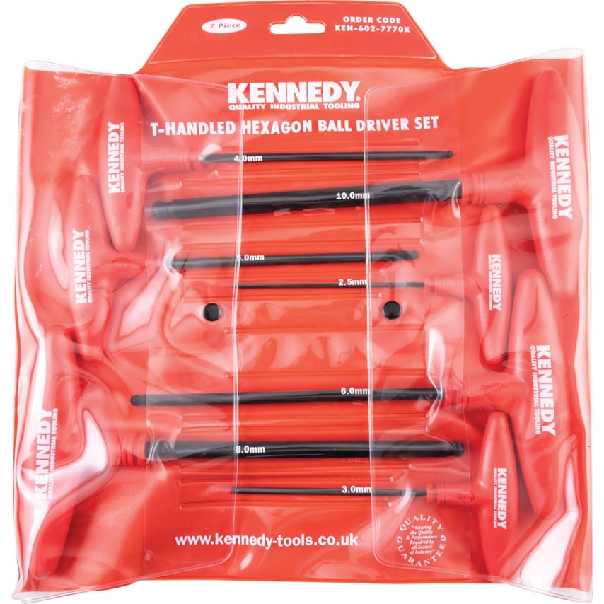 Metric T-Handle Ball Driver Set (7 Piece)