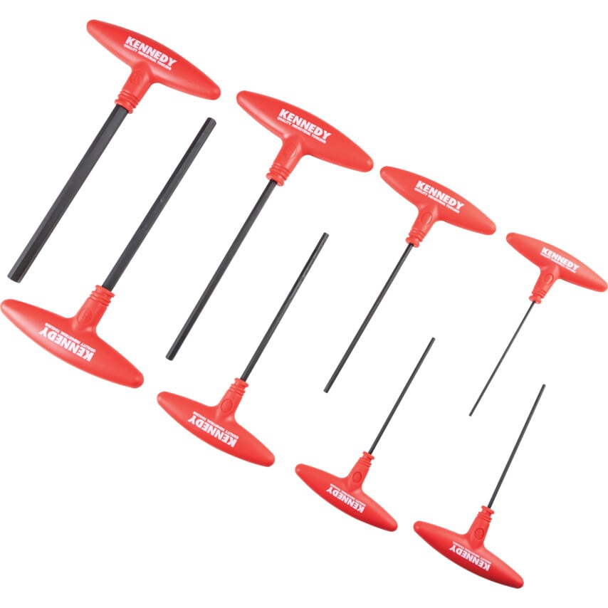 Metric T-Handle Hexagon Driver Set (8 Piece)