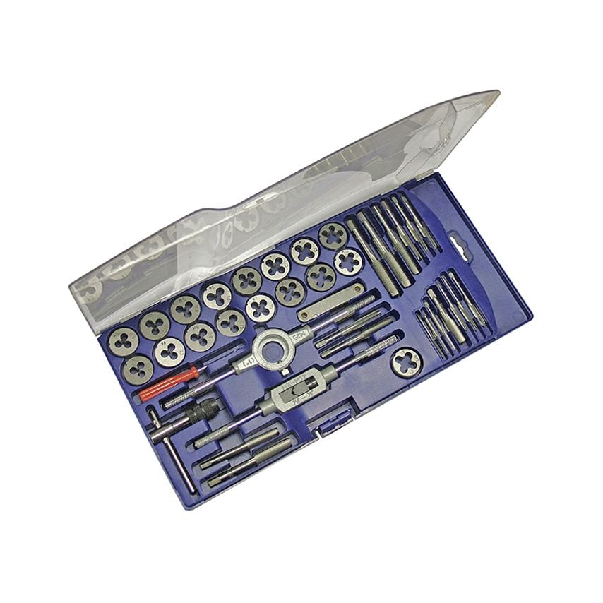 Metric Tap & Die Set of 39 Carbon Steel FAITAPDSET39