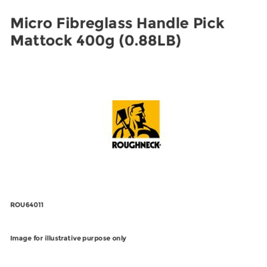 Micro Fibreglass Handle Pick Mattock 400g (0.88LB)