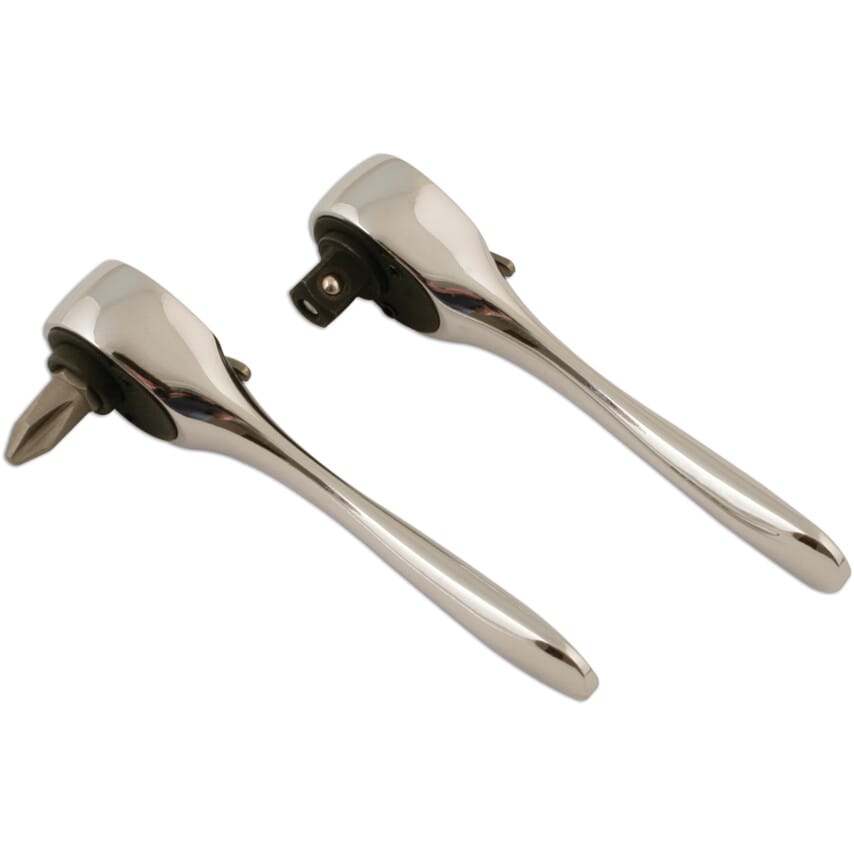 Micro Ratchet Set 1/4"D 2-Piece