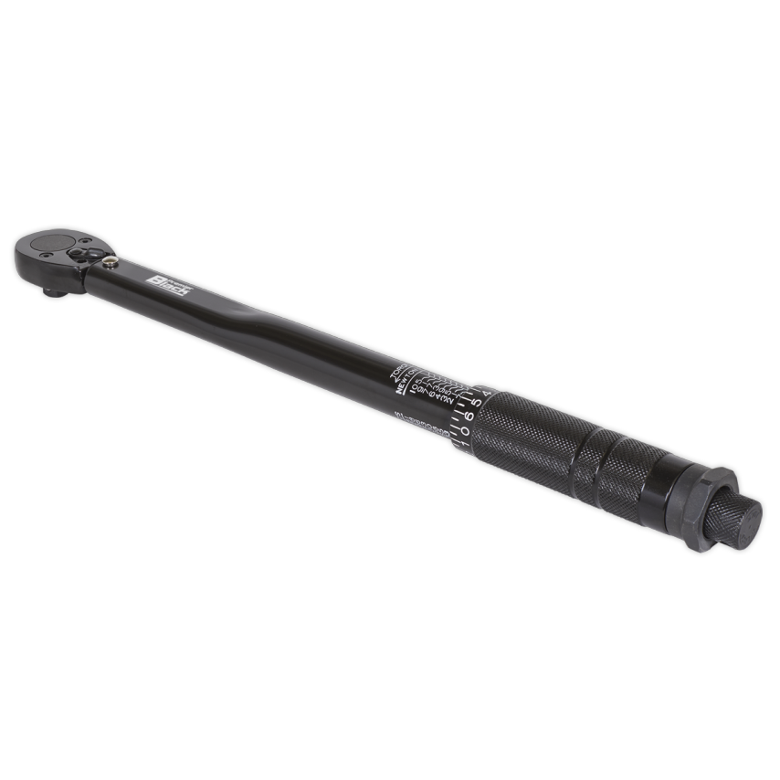 Micrometer Torque Wrench 3/8" Square Drive Calibrated Black Series