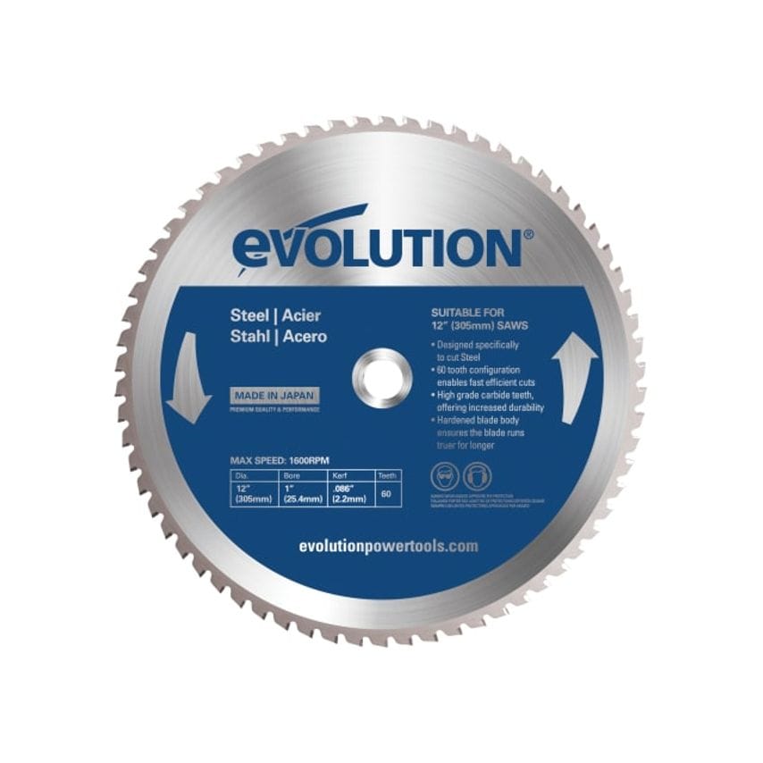 Mild Steel Cutting Chop Saw Blade 305 x 25.4mm x 60T